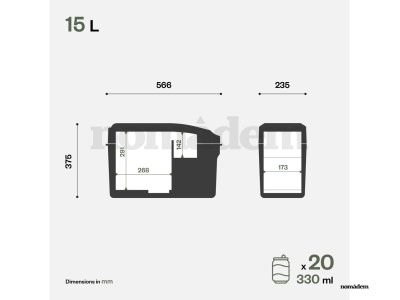 Vyměním ledničku Indel B Travel Box ITB15 za větší ITB18