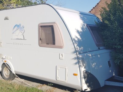 Knaus Südwind 550 FSK - 3 palandy, mover, solár, předstan
