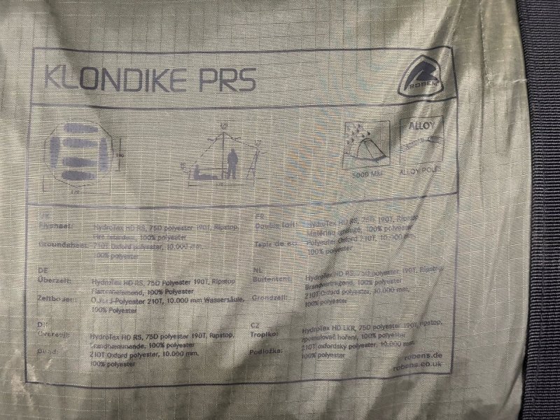 Robens Klondike PRS – stan pro 6 osob, perfektní stav