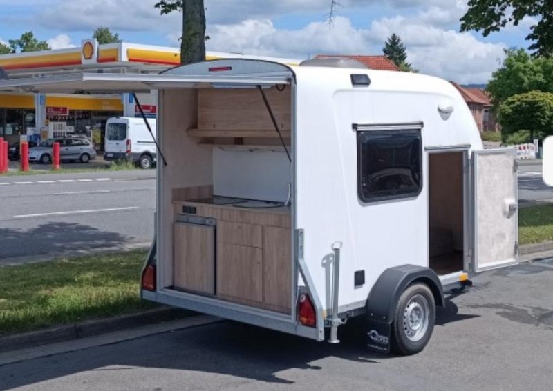 Přívěs pro obytné auto, auto, či tríkolku