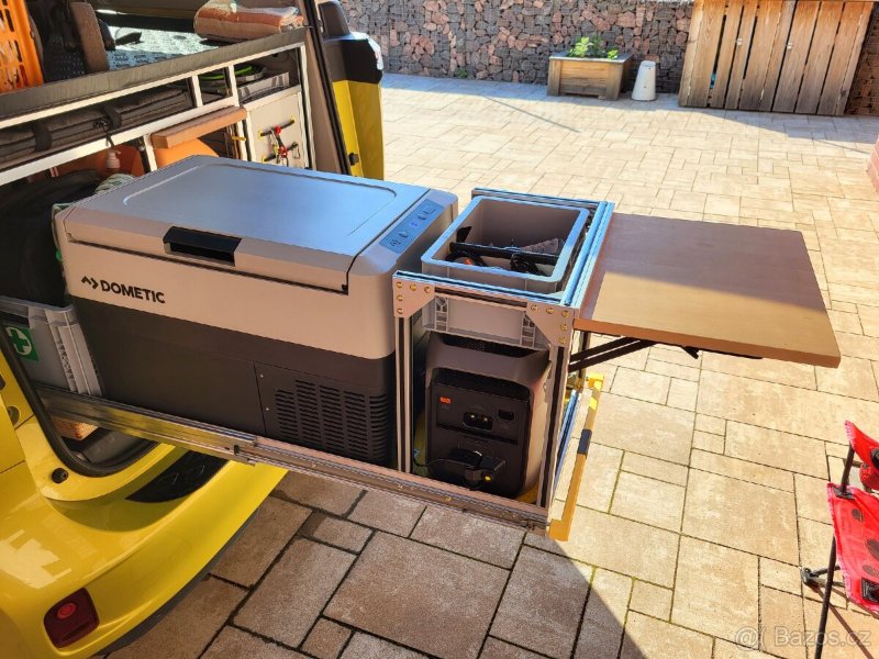 Vestavba campervan kompletní – Dometic, EcoFlow, nepoužitá 
