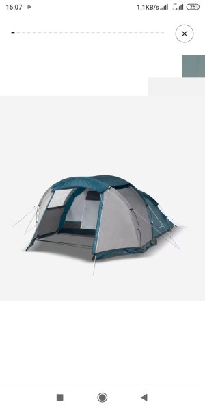 QUECHUA Prutový rodinný stan MH 100 XXL | 4 osoby