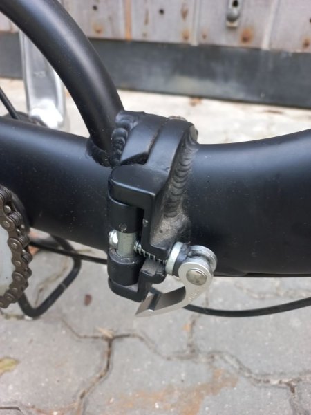 Elektrokolo skládací - městské, nevě složená baterie