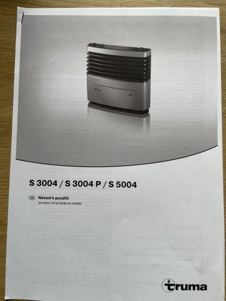 NOVÉ nepoužité topení Truma S 3004 + komplet příslušenství (rozfuk, kryt, odkouření)