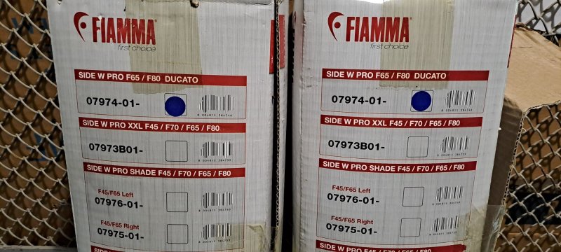  Stěny na markýzu Fiat Ducato maxi