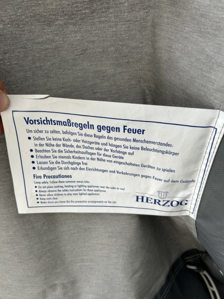 Předstan ke karavanu Herzog  500cm