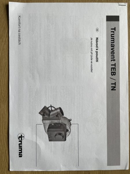 NOVÉ nepoužité topení Truma S 3004 + komplet příslušenství (rozfuk, kryt, odkouření)