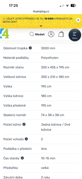 Vango avington flow air 500