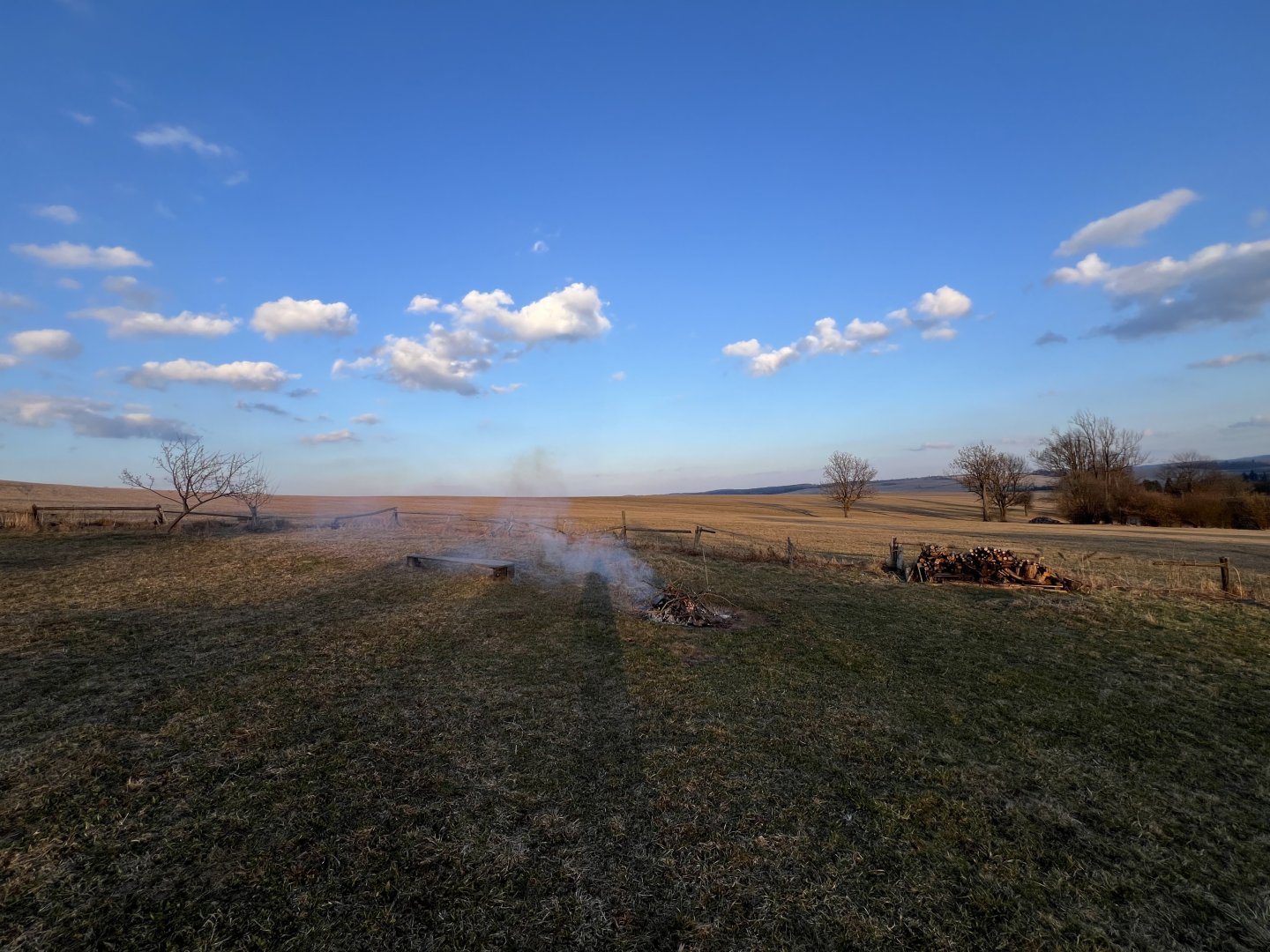 Pozemek je po zimě opět připraven