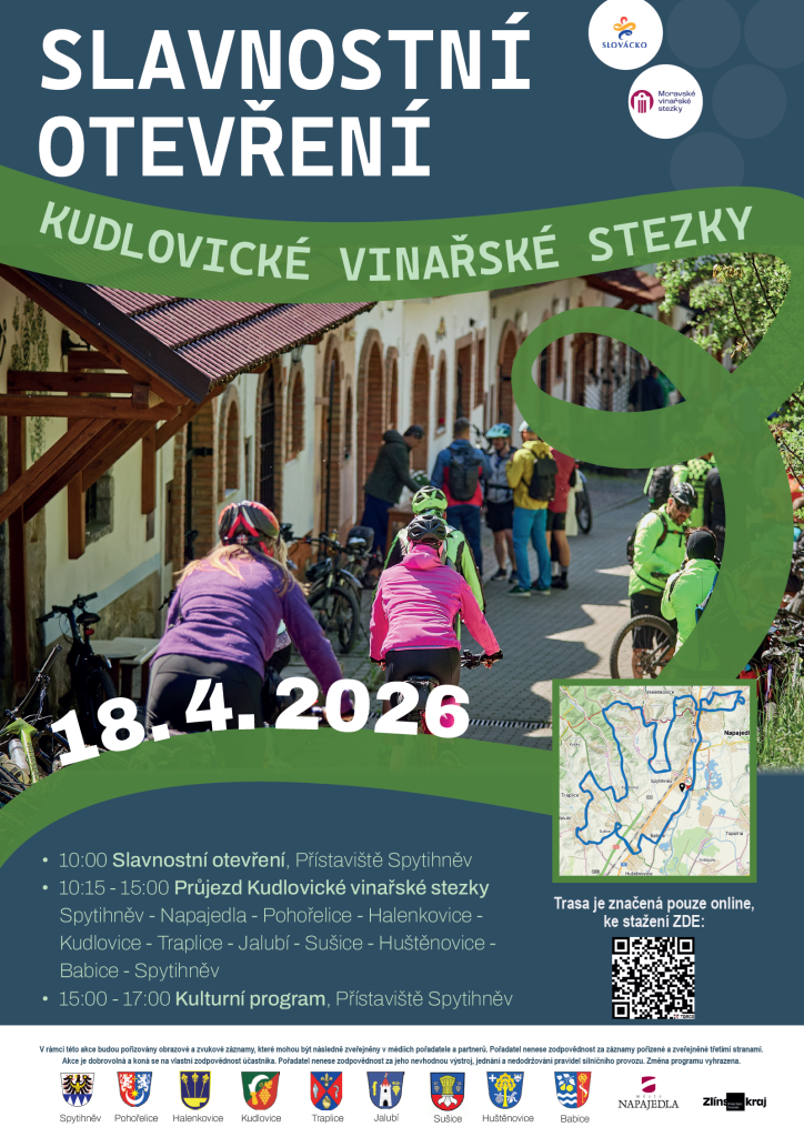 Slavnostní otevření Kudlovické vinařské stezky