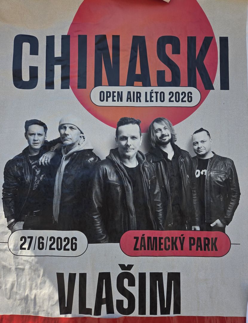 CHINASKI on Saturday in Vlašim