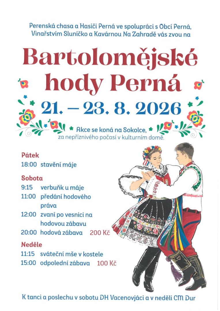 Perná Festival, Aug. 21–23