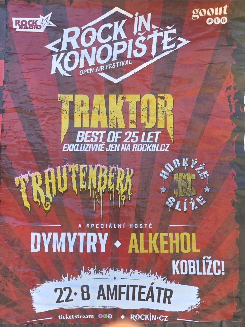 Rock in Konopiště, August 22