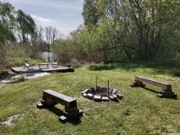 Nowość - stojaki nad kominkiem na grill, igły i inne....