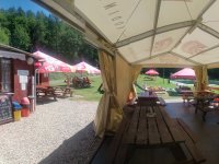 Freshly mowed, water 22c , super cool :)