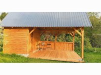 NEW GAZEBO WITH POSSIBILITY OF SLEEPING IN THE ATTIC